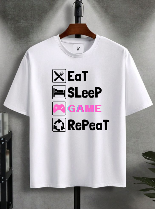 Eat Sleep Game Repeat T-Shirt