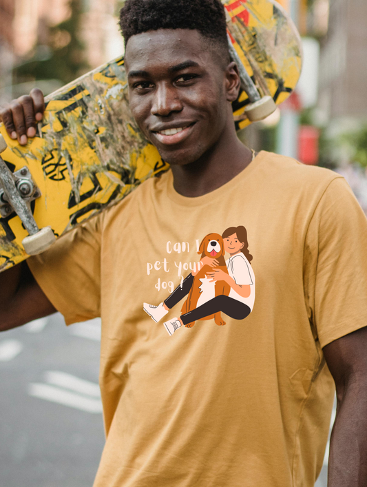 Can I pet your dog? Unisex Classic Crew T-Shirt