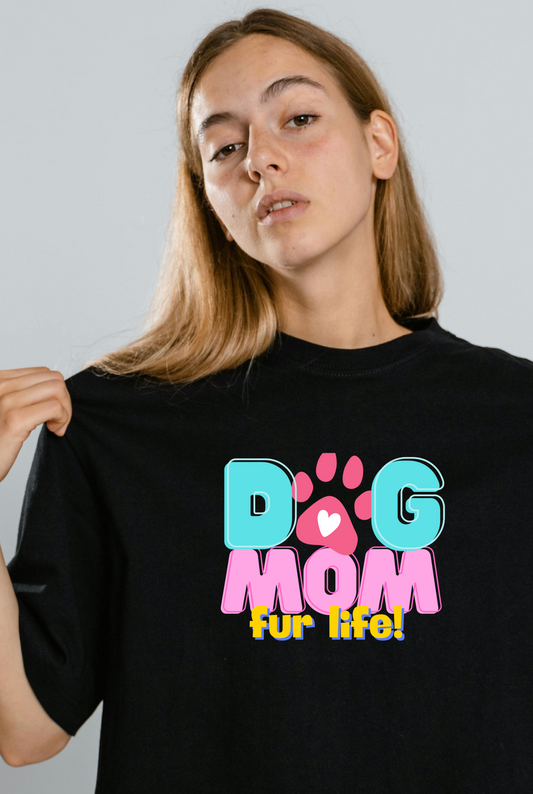Dog Mom fur Life! Unisex Classic Crew T-Shirt