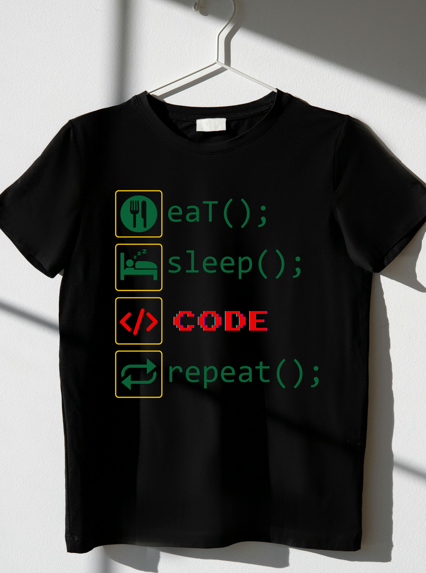 Eat Sleep Code Repeat T-shirt