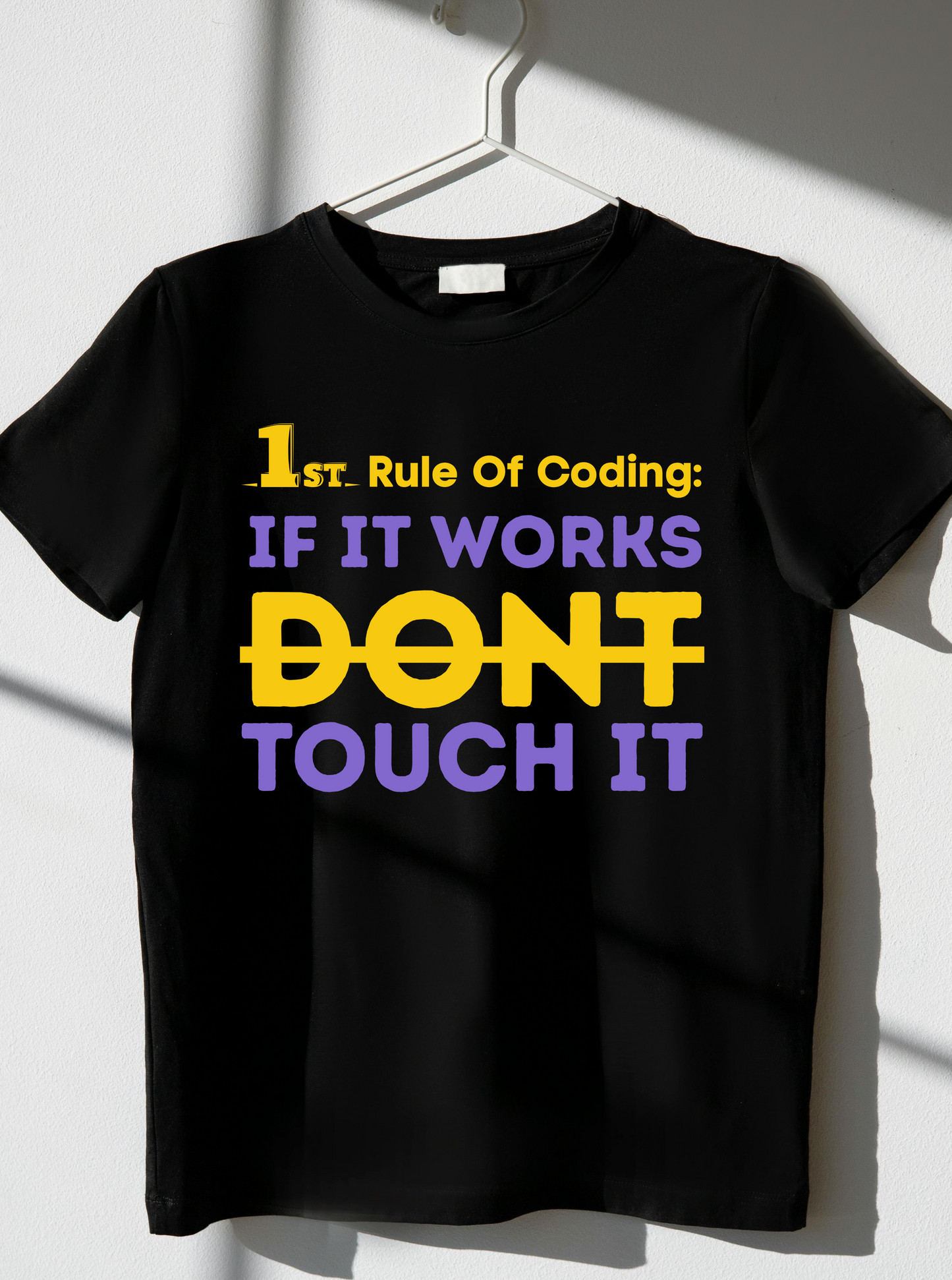 First rule of coding Tshirt