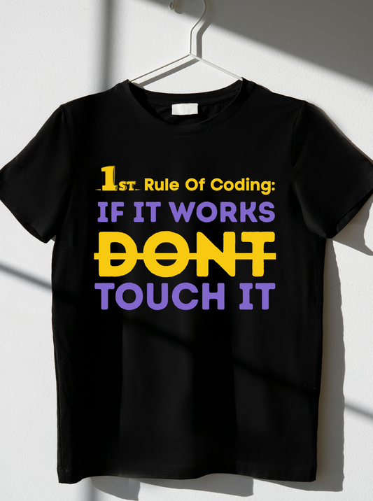 First rule of coding Tshirt