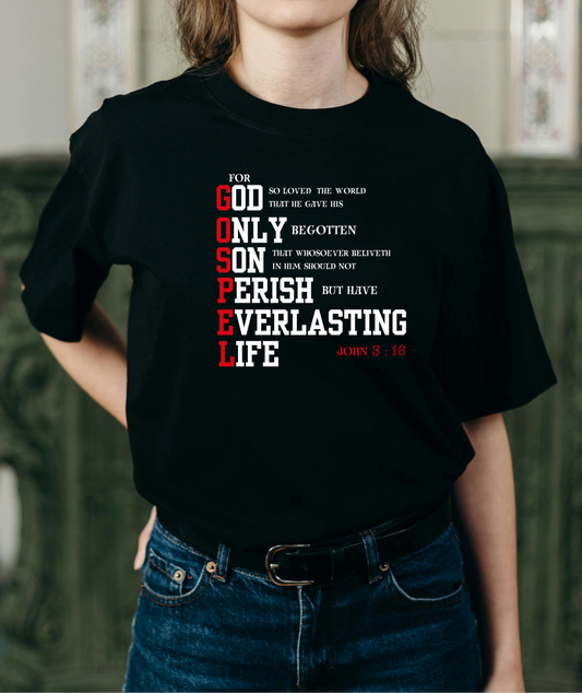 JOHN 3:16 UNISEX Classic Crew T-Shirt